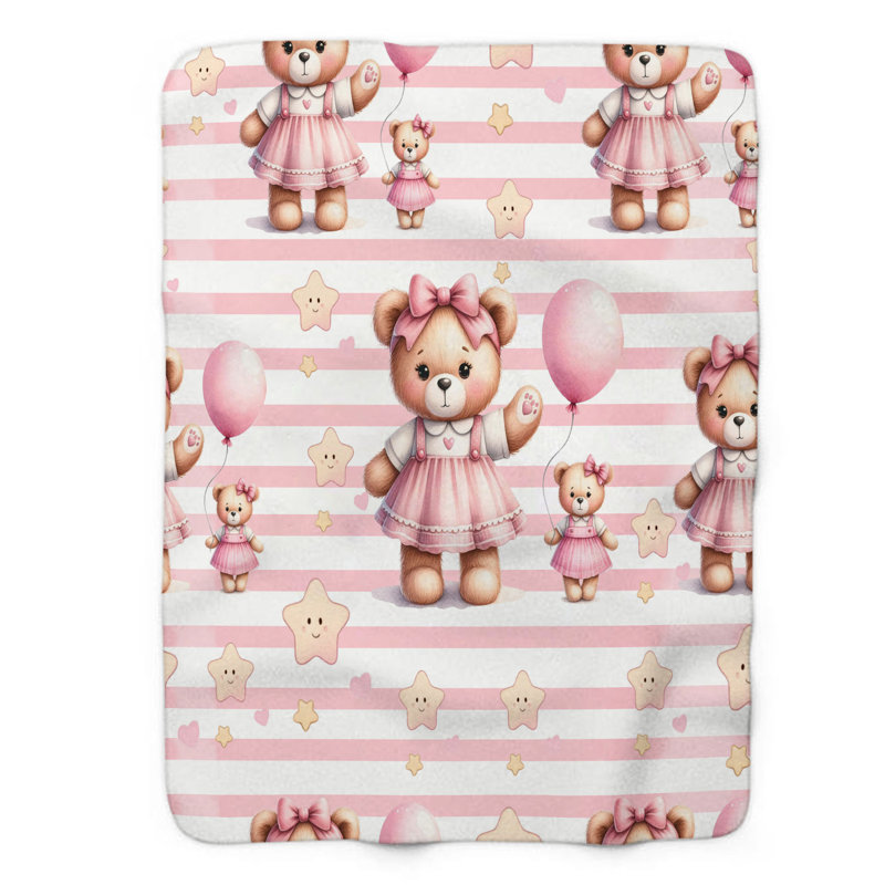 Girl Cuddle - couverture en sherpa de qualité supérieure 1 pièce, L 60 po x L 80 po