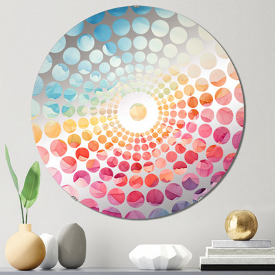 Mehak - Miroir décoratif à cercles concentriques