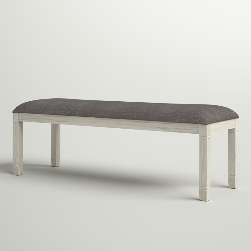 Banc Rockdale, Blanc, Gris foncé