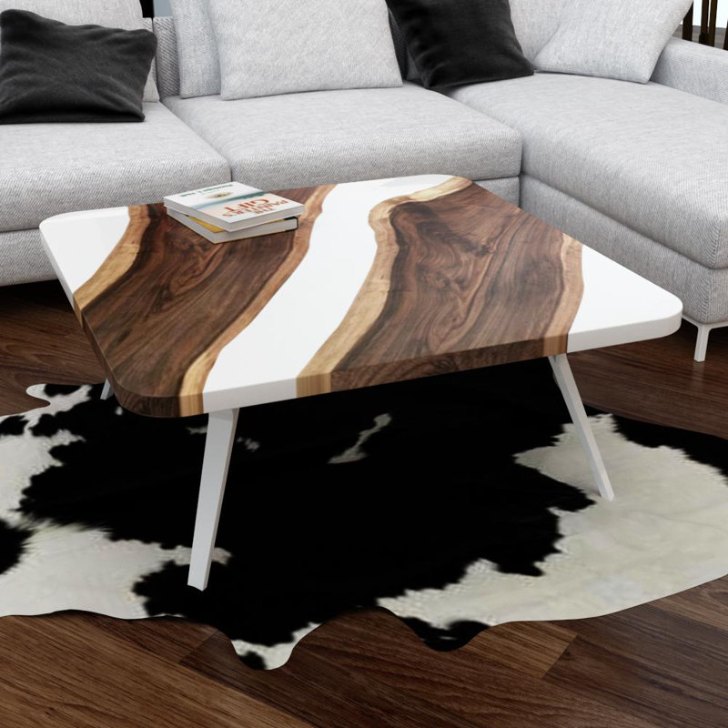 Dozza Single Coffee Table, 17.7" H x 27.6" L x 27.6" W