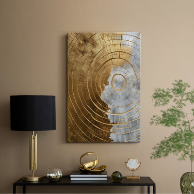 Série ABSTRACT CLVI - Toile tendue avec châssis Premium - Prêt à être accroché