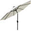Antibes 2.7m Traditional Parasol with Lights-1258266138