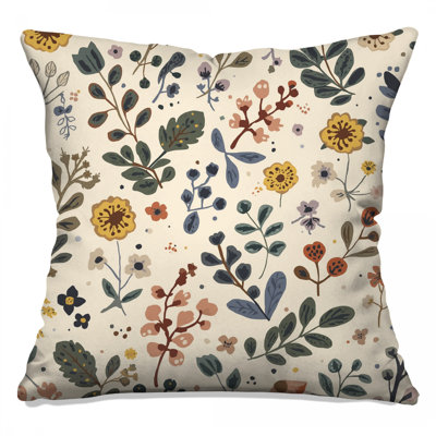 Coussins décoratifs Botanical Floral Illustration