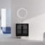 Meuble-lavabo simple 27,8 po avec plateau en céramique Fitzalen