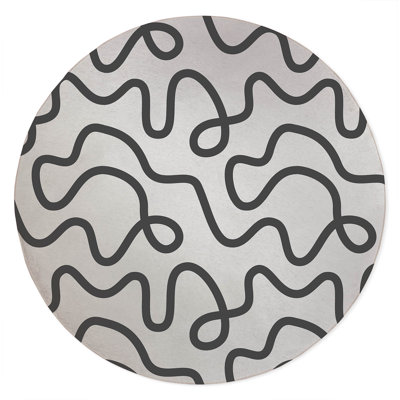 Squig Non-Slip Outdoor Rug