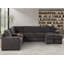 Canapé modulaire en U avec canapé-lit, console avec port USB et méridienne-1569148832