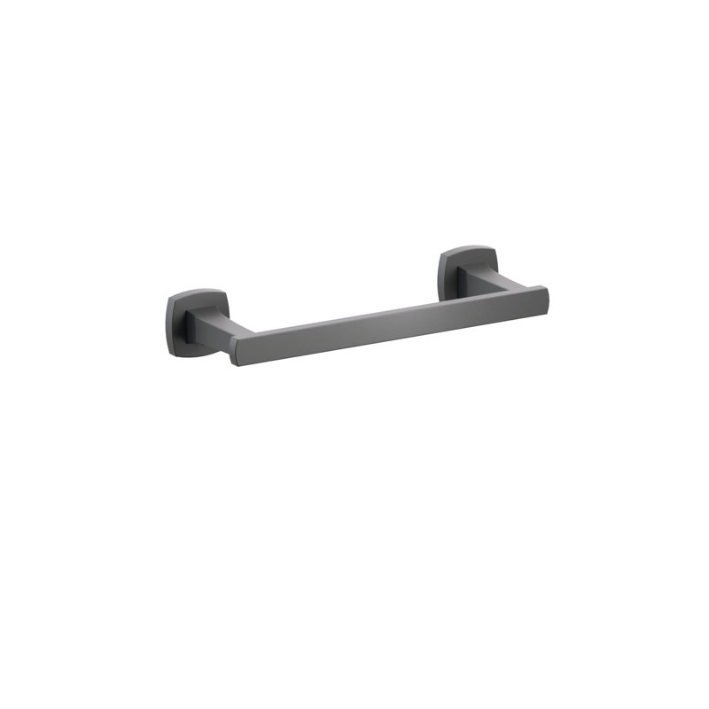 Towel Bar, 1.625" H x 10.375" L x 3.125" D, Flat Black