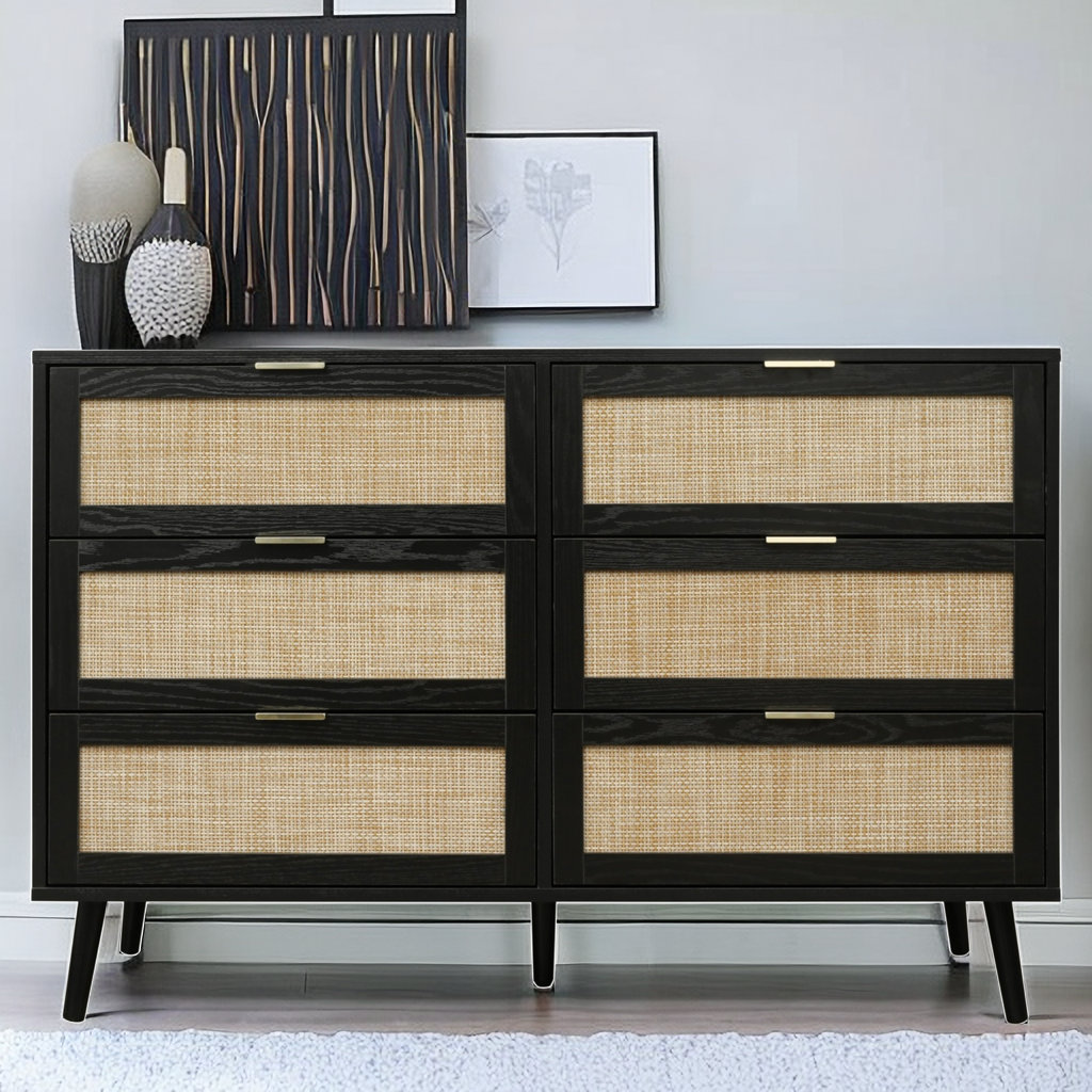 Bay Isle Home Sunol 6 - Drawer Dresser & Reviews | Wayfair