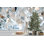 Papier peint à motif cristal de verre - prisme de glace transparent texturé - papier peint géométrique moderne et élégant pour le salon ou la salle de bain