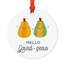 Ornement en forme de pun Funny Food pun gourds