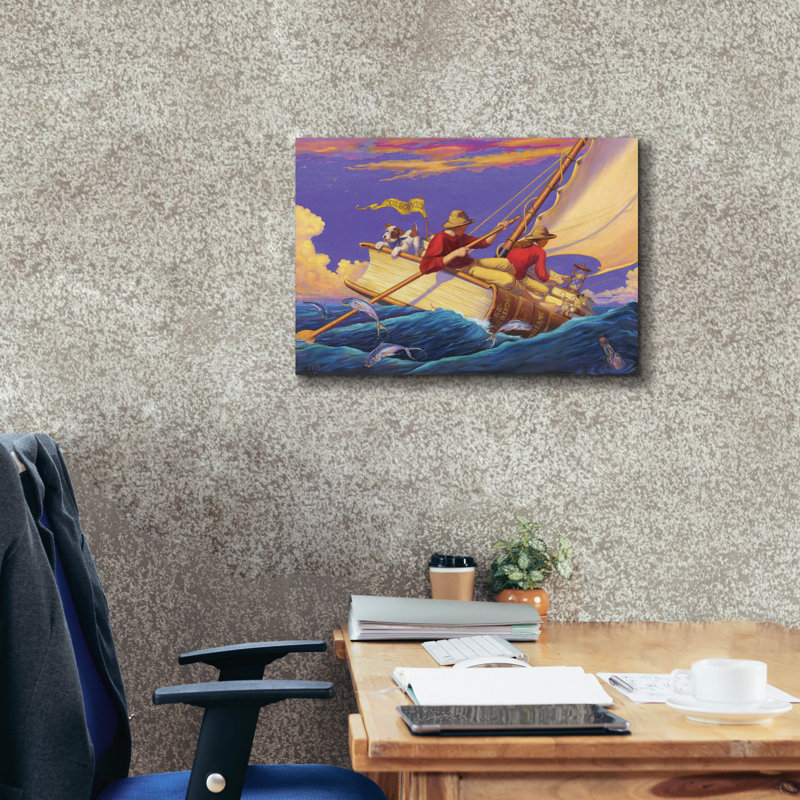 'Set Sail' by Christopher Nick, Canvas Wall Art, 18" H x 26" W x 0.75" D