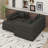 Sectional Sofa Modular Two Piece Couch With Deep Seating And Side Pockets-336306049