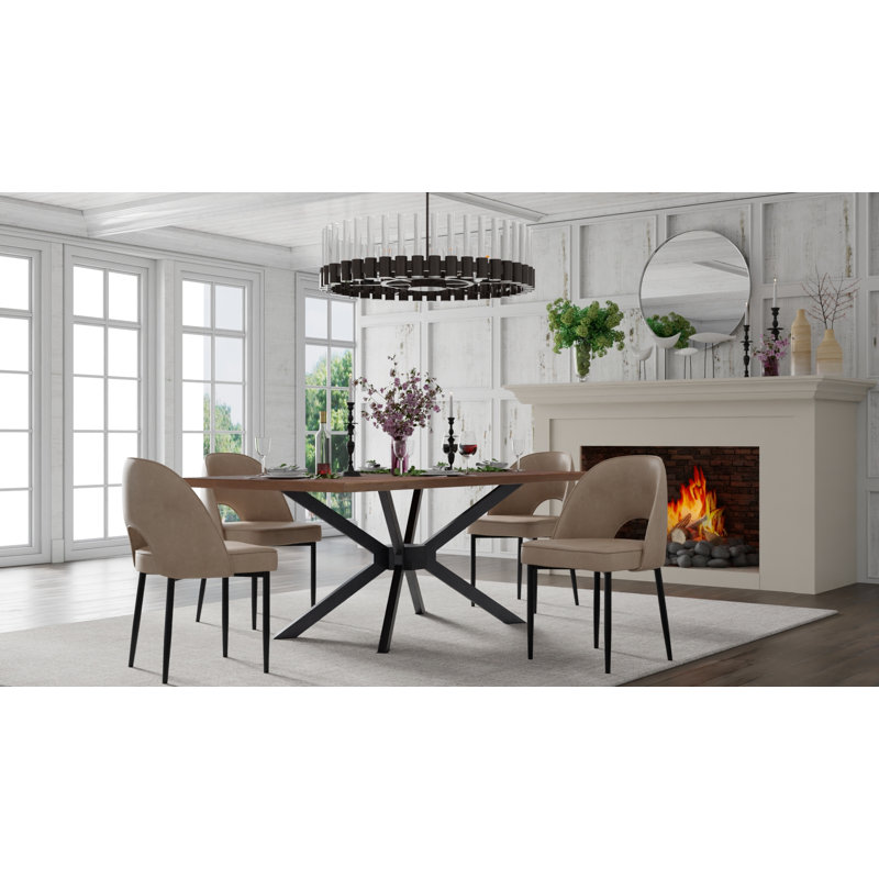 Karsha Solid Wood Dining Set