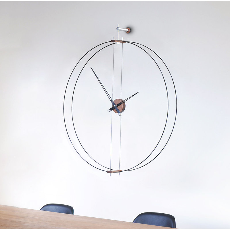 Barcelona Solid Wood Analog Wall Clock
