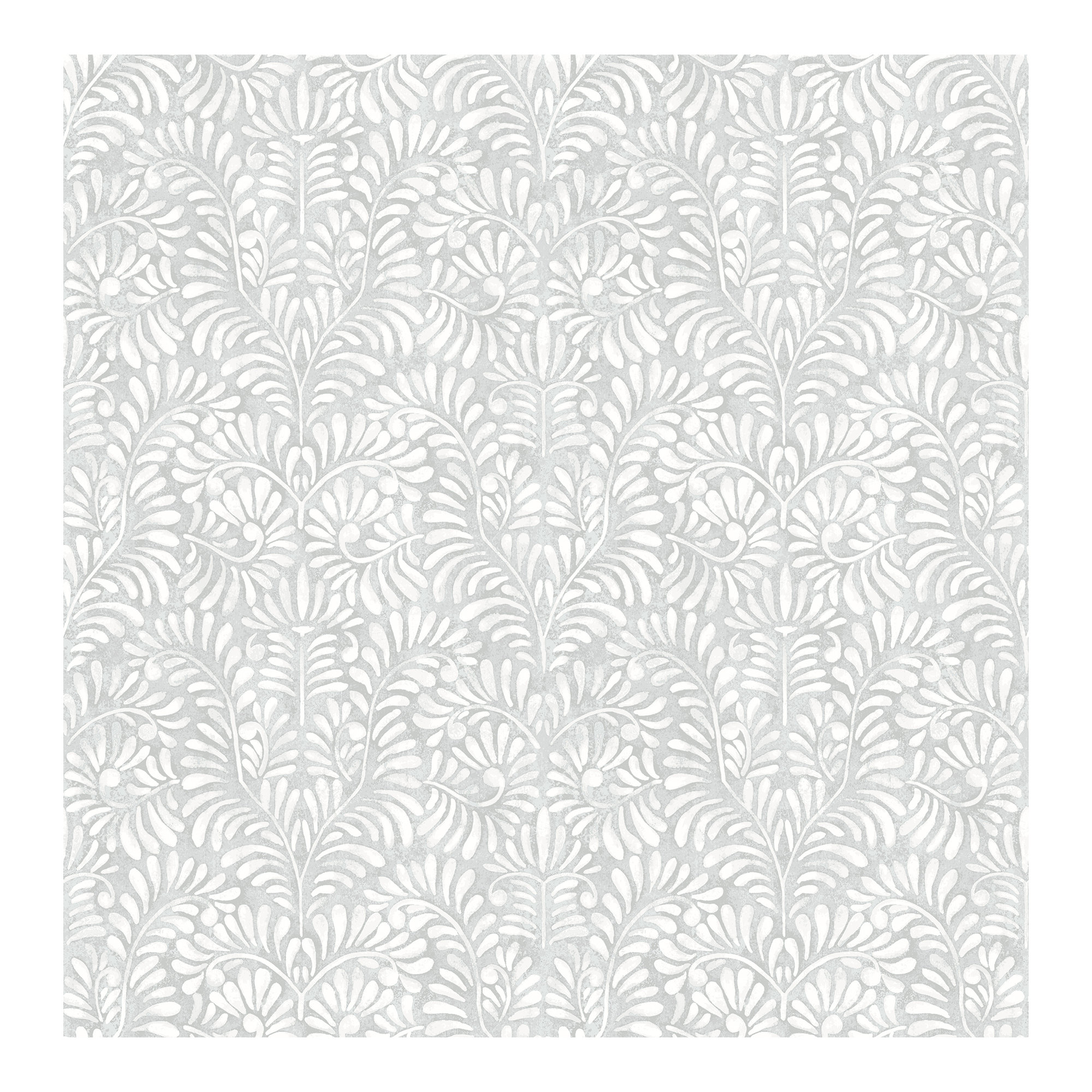 Cedric Floral Wallpaper, Gray