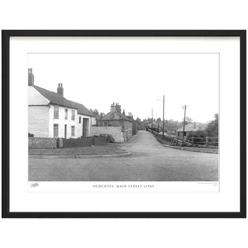 Oldcotes, Main Street C1965 - Single Picture Frame Print, 28cm H x 36cm W x 2.3cm D