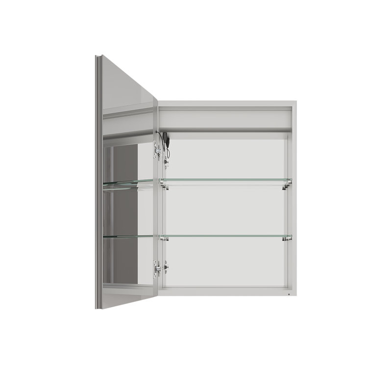 Miroir fixe pour armoire à pharmacie sans cadre l 20 po H 26 po Amanvir