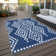 Malek Indoor/Outdoor Area Rug with Non-Slip Backing