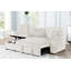 Canapé modulaire moelleux avec canapé-lit en tissu de velours-175886912