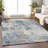 Premium Machine Washable Prisco Blue Rug-1183946076