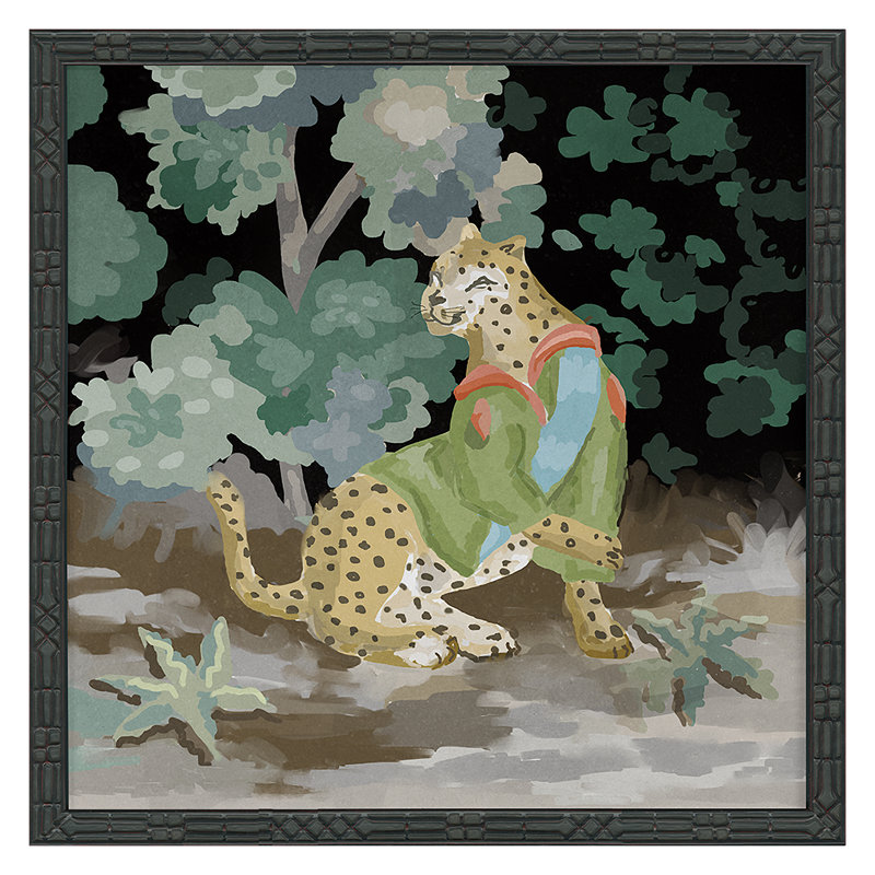 Cheetah 2 Print by Dana Gibson, 36" H x 36" W 