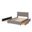Grand lit plateforme tapissier avec 2 tiroirs et un lit gigogne-1585962543