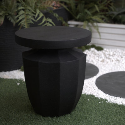 Table d'appoint en marbre 18,1 "pour l'extérieur