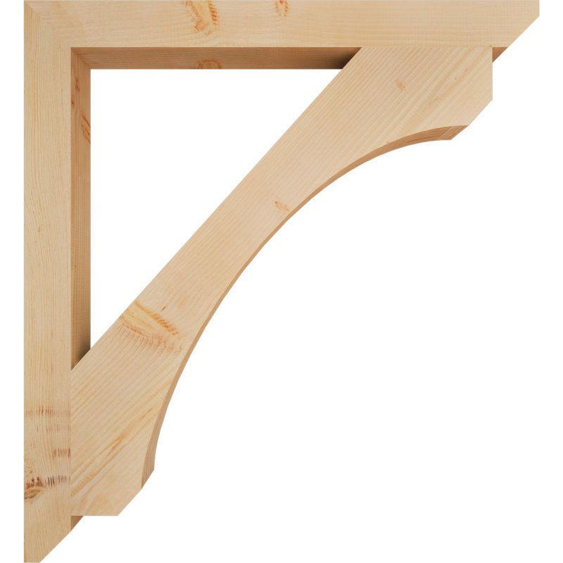 Support à lattes l 3 3 po x P 44 po x H 48 po, sapin Douglas, Douglas (lisse), H 48 po x l 3,5 po x P 44 po