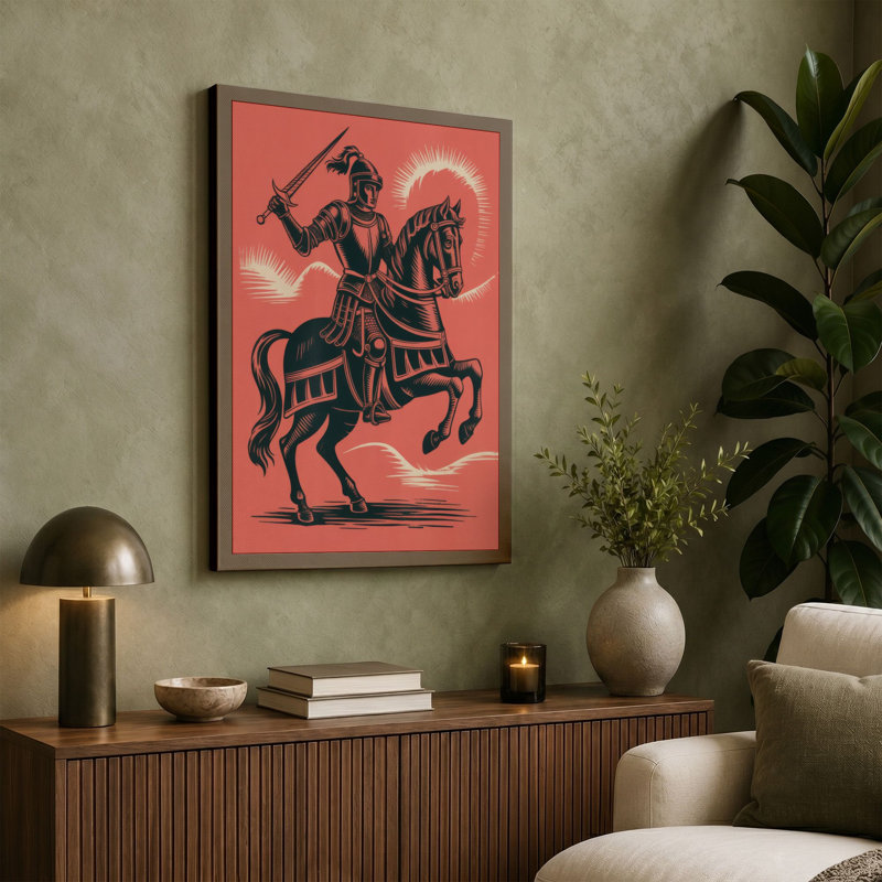 Print, 30x20 - 76.2 x 50.8 cm, Terracotta Border