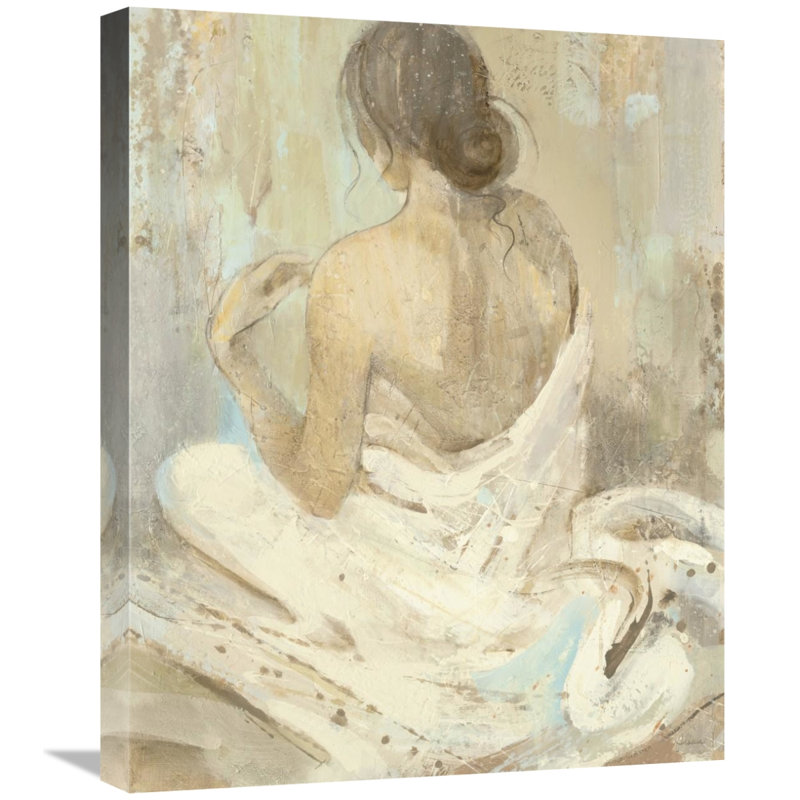" Abstract Figure Study II " by Albena Hristova, 24" H x 20" W, Wrapped Canvas