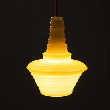 Stupa 1 - Light Pendant, Yellow