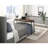 Rustic Brown Wood Finish Multipurpose Over The Bed Desk With Adjustable Height, Metal Legs With Casters, Overbed Table 1Pc, Laptop Table For Bed, Breakfast Table