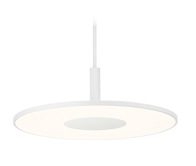 Circa Pendant Lamp, White, 3.5" H x 16" W x 16" D