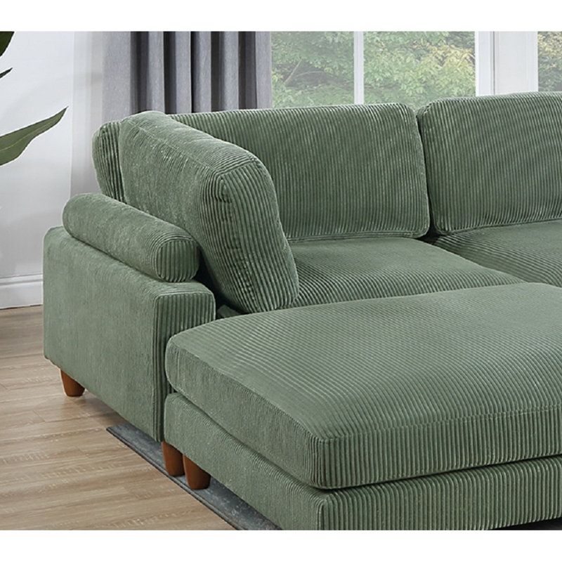 Canapé moderne modulaire 6 pièces Sage, Sauge