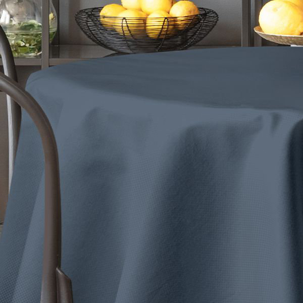 Nappe en faux lin, 84 po x 72 po, Rose