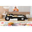 Full Size Race Car-Shaped Platform Bed With Wheels-1285301638