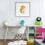 «Minimal Lion Cub», reproduction sous verre encadrée, design par Roozbeh-1809434632-1809434639