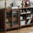 Classic solid wood bookcase