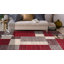 Tapis rouge / gris Allyne-618563197