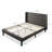 Martinez Upholstered Wingback Bed-10042697