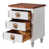 Blanc antique, noyer est en rupture de stock
