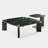 Modern  Green Marble Coffee Table Set With Side Table