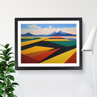 Abstract Meadow Landscape Vol.3 - Framed Print