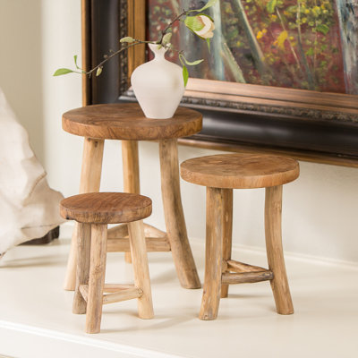 Mini Branch Stools/Flower Stand set of 3 7/9/11"H