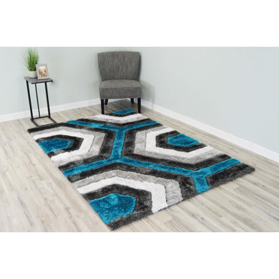 Tapis turquoise Farhaan