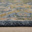 Tapis traditionnel bleu / vert en laine fabriqué à la main Gowen-693763534
