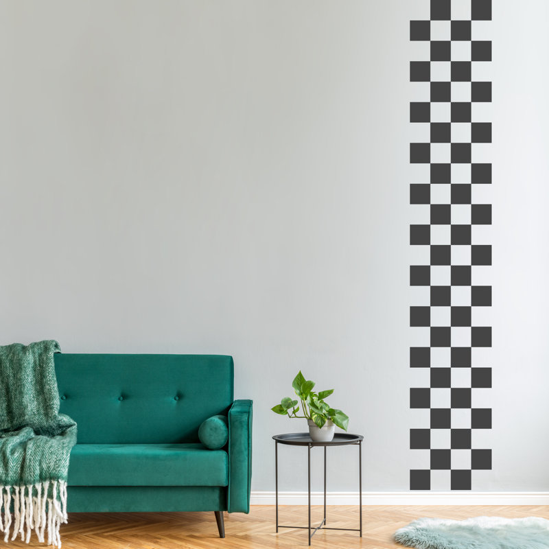 Abstract Non-Wall Damaging Wall Decal, Gray