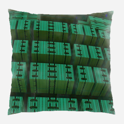 Block Throw Pillow
