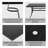 Tansi Swivel Rocking 7-Piece Outdoor Dining Set-1991307226