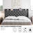 Bed Frame With Upholstered Wingback Headboard-922651384-922651382
